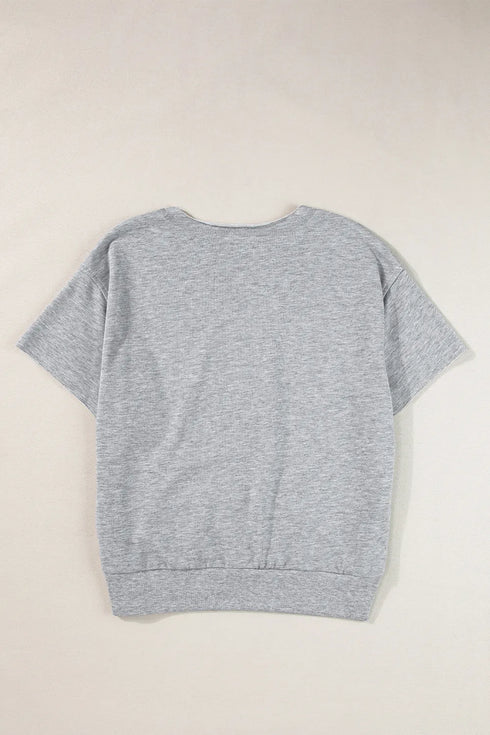 USA Notched Short Sleeve T-Shirt