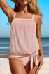Spaghetti Strap Tankini Set - MiamiTeenyWeenyBikini.Com
