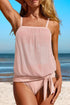 Spaghetti Strap Tankini Set - MiamiTeenyWeenyBikini.Com