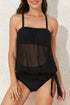 Spaghetti Strap Tankini Set - MiamiTeenyWeenyBikini.Com