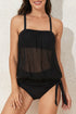 Spaghetti Strap Tankini Set - MiamiTeenyWeenyBikini.Com