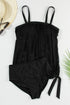 Spaghetti Strap Tankini Set - MiamiTeenyWeenyBikini.Com