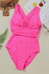 Crisscross Wide Strap One-Piece Swimwear - MiamiTeenyWeenyBikini.Com