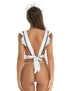 French Maid Cosplay Aprons Panties Set - MiamiTeenyWeenyBikini.Com