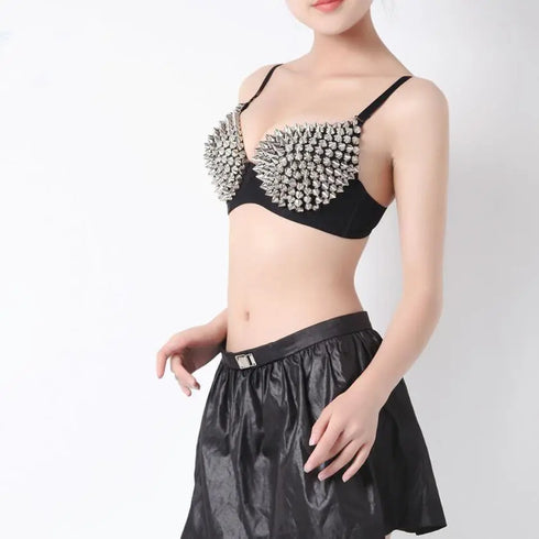 Spike Stud Bra - MiamiTeenyWeenyBikini.Com