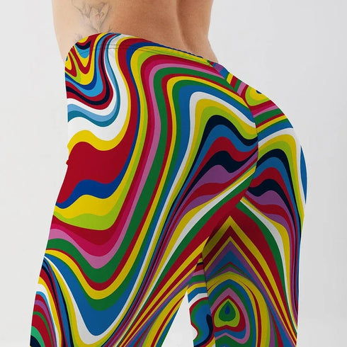 Oil Painting Leggings - MiamiTeenyWeenyBikini.Com