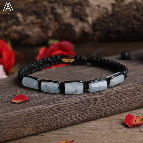 Natural Tourmaline Woven Bracelet
