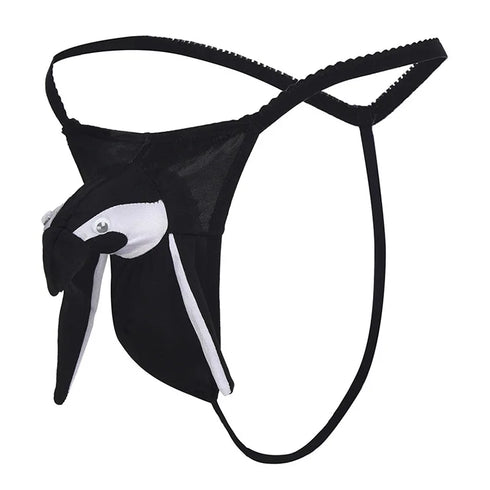 Men's Funny Rooster Cock Thong - MiamiTeenyWeenyBikini.Com