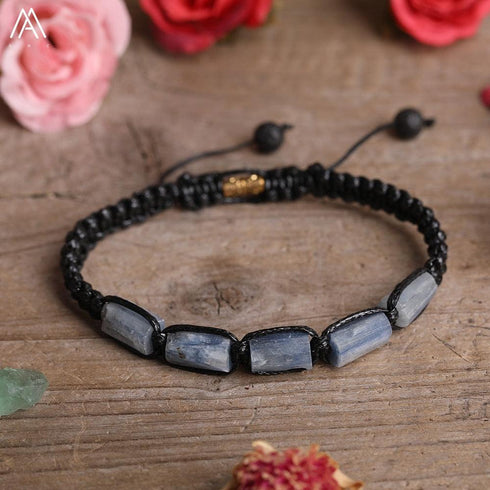 Natural Tourmaline Woven Bracelet