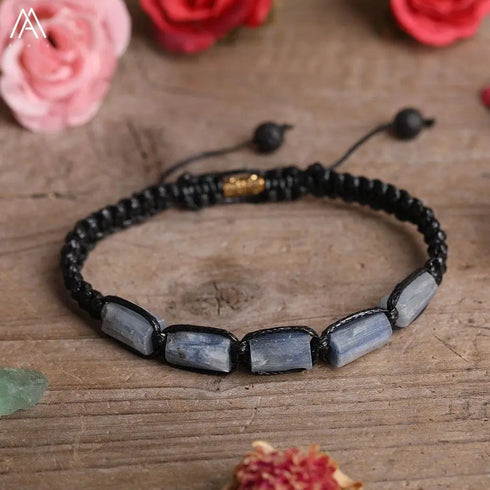 Natural Tourmaline Woven Bracelet
