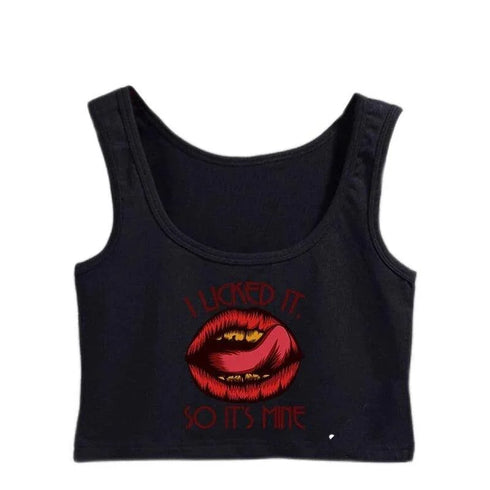 Lick It Lips Top - MiamiTeenyWeenyBikini.Com