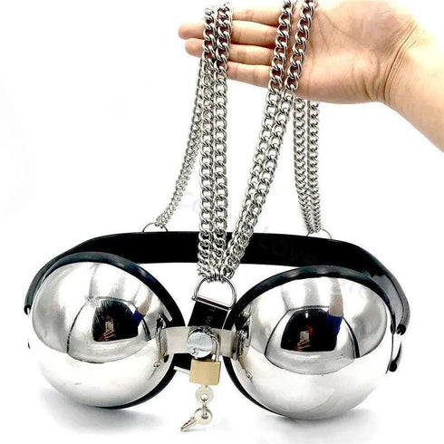 Stainless steel bra - MiamiTeenyWeenyBikini.Com