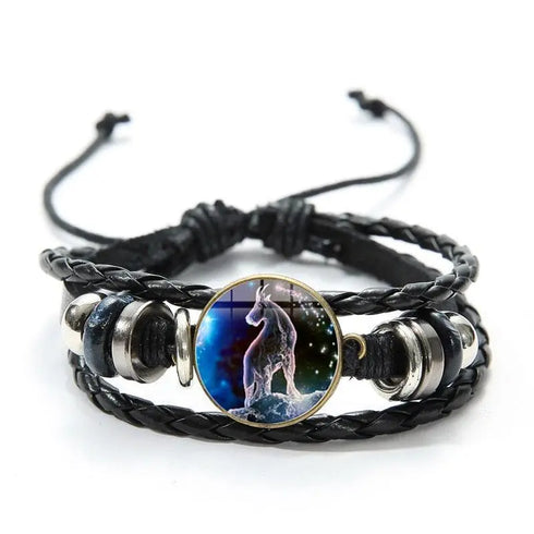 12 Zodiac Sign Constellation Bracelet - MiamiTeenyWeenyBikini.Com