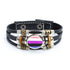 Rainbow Gay Leather Bracelet