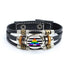 Rainbow Gay Leather Bracelet