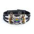 Rainbow Gay Leather Bracelet - MiamiTeenyWeenyBikini.Com