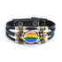 Rainbow Gay Leather Bracelet