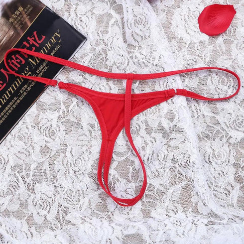 Micro Open Crotch Panties