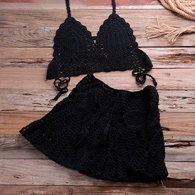 Crochet Bikini Set Cover Up