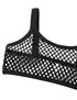 See Through Fishnet Crop Top - MiamiTeenyWeenyBikini.Com
