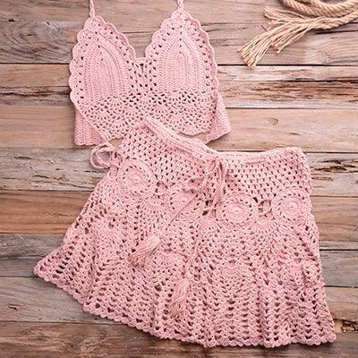Crochet Bikini Set Cover Up