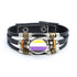 Rainbow Gay Leather Bracelet