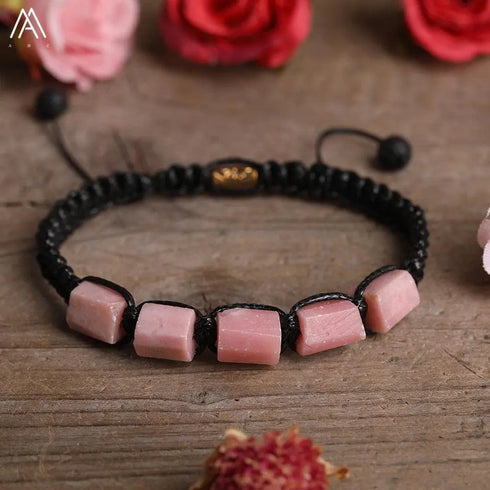 Natural Tourmaline Woven Bracelet