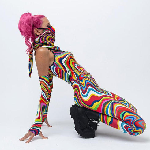 Oil Painting Leggings - MiamiTeenyWeenyBikini.Com