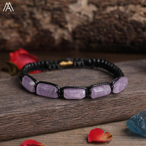 Natural Tourmaline Woven Bracelet