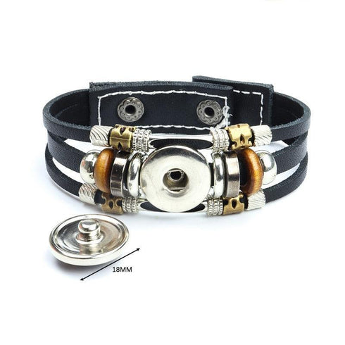 Rainbow Gay Leather Bracelet