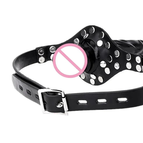 Double-Ended Mouth Strap-On Dildo - MiamiTeenyWeenyBikini.Com