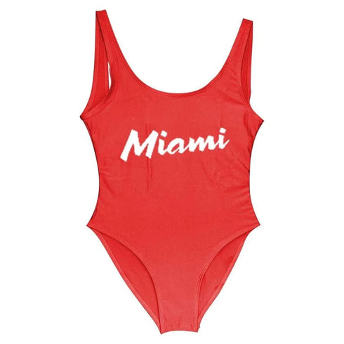 Miami Print Beachwear - MiamiTeenyWeenyBikini.Com
