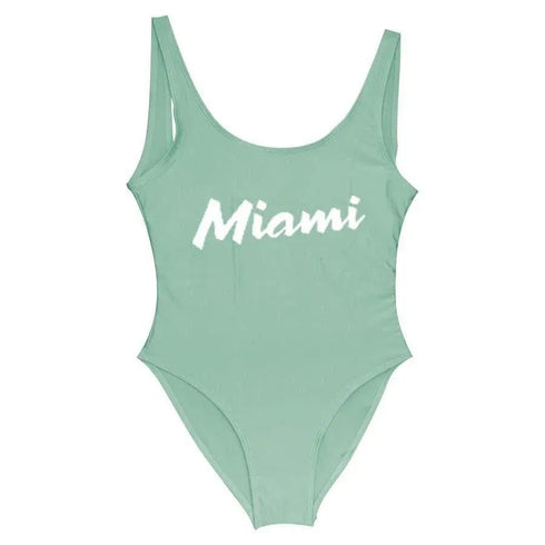 Miami Print Beachwear - MiamiTeenyWeenyBikini.Com