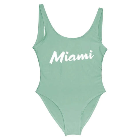 Miami Print Beachwear - MiamiTeenyWeenyBikini.Com
