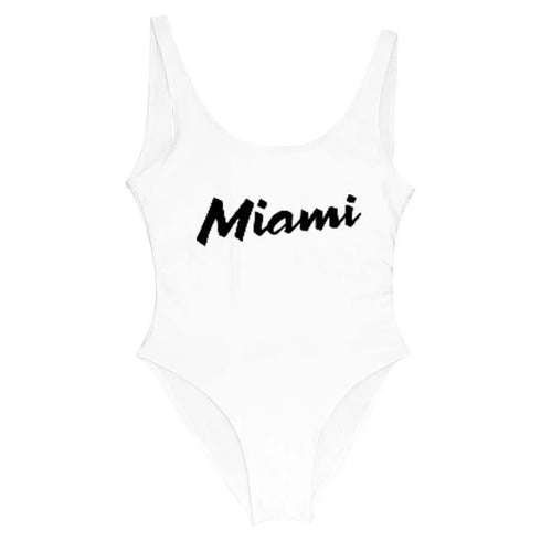 Miami Print Beachwear - MiamiTeenyWeenyBikini.Com
