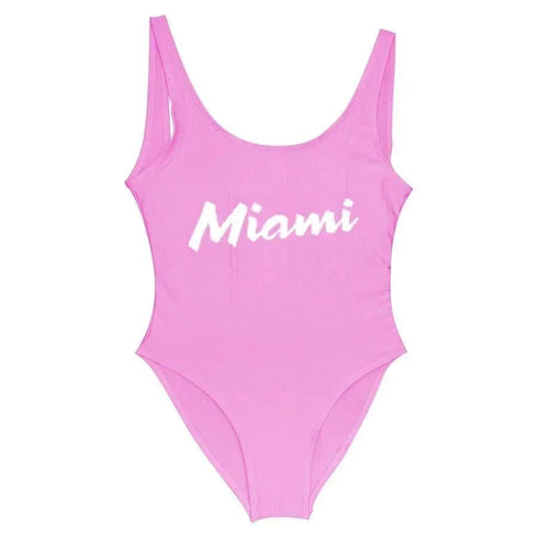 Miami Print Beachwear - MiamiTeenyWeenyBikini.Com