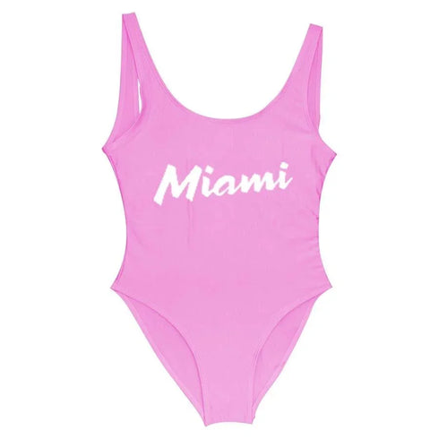 Miami Print Beachwear - MiamiTeenyWeenyBikini.Com