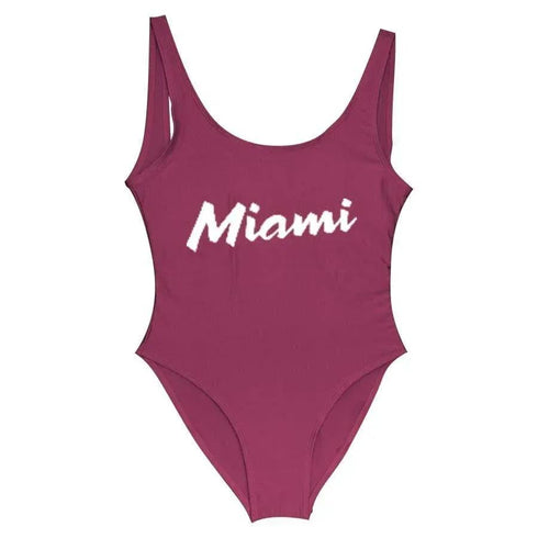 Miami Print Beachwear - MiamiTeenyWeenyBikini.Com