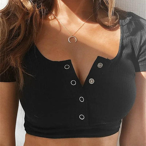 Short Sleeve Crop Top