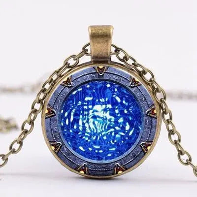 Stargate Portal Atlantis Necklace Pendant - MiamiTeenyWeenyBikini.Com