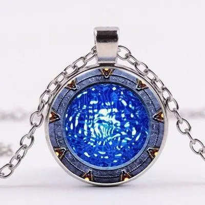 Stargate Portal Atlantis Necklace Pendant - MiamiTeenyWeenyBikini.Com