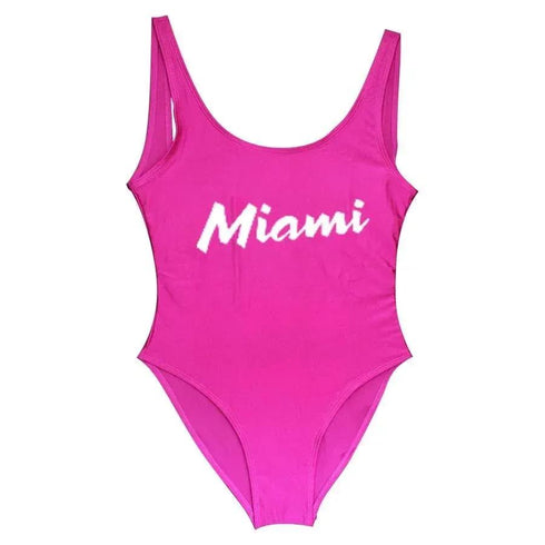 Miami Print Beachwear - MiamiTeenyWeenyBikini.Com