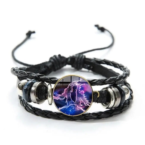 12 Zodiac Sign Constellation Bracelet - MiamiTeenyWeenyBikini.Com