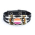 Rainbow Gay Leather Bracelet