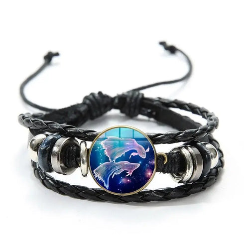 12 Zodiac Sign Constellation Bracelet - MiamiTeenyWeenyBikini.Com