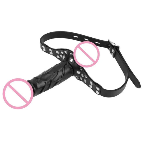 Double-Ended Mouth Strap-On Dildo - MiamiTeenyWeenyBikini.Com