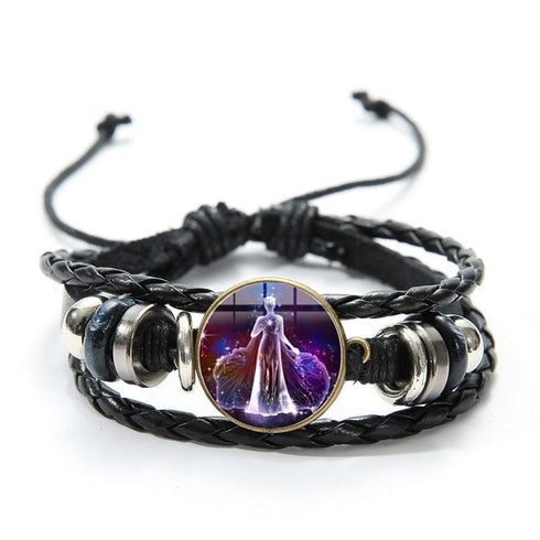 12 Zodiac Sign Constellation Bracelet - MiamiTeenyWeenyBikini.Com