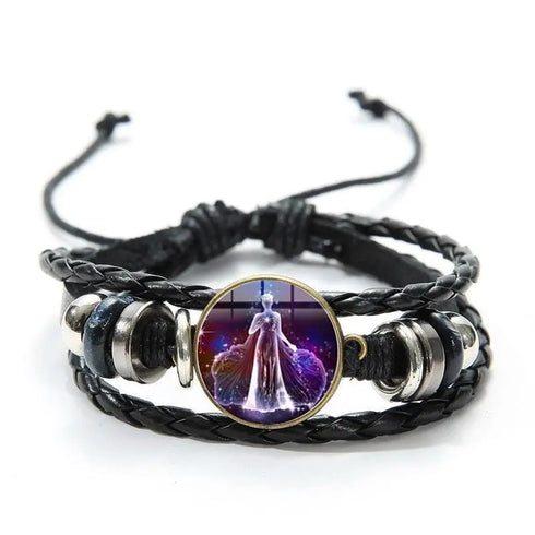12 Zodiac Sign Constellation Bracelet - MiamiTeenyWeenyBikini.Com