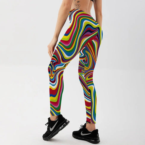 Oil Painting Leggings - MiamiTeenyWeenyBikini.Com
