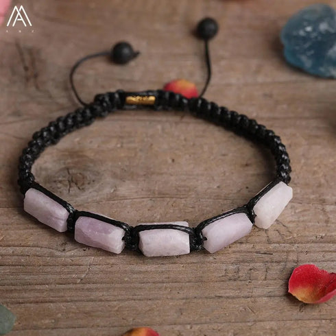 Natural Tourmaline Woven Bracelet